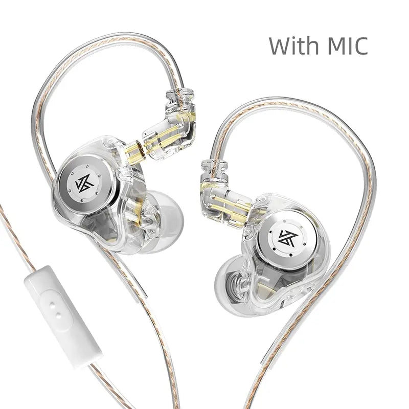 KZ EDX PRO 10mm Dual Magnetic Circuit Dynamic Drive Earphone HIFI Bass Earbud Sport Noise Cancelling Headset KZ ZSTX ZSN PRO ZAS